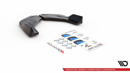 Heck Ansatz Flaps Diffusor V.4 für Hyundai I30 N Mk3 Hatchback schwarz Hochglanz