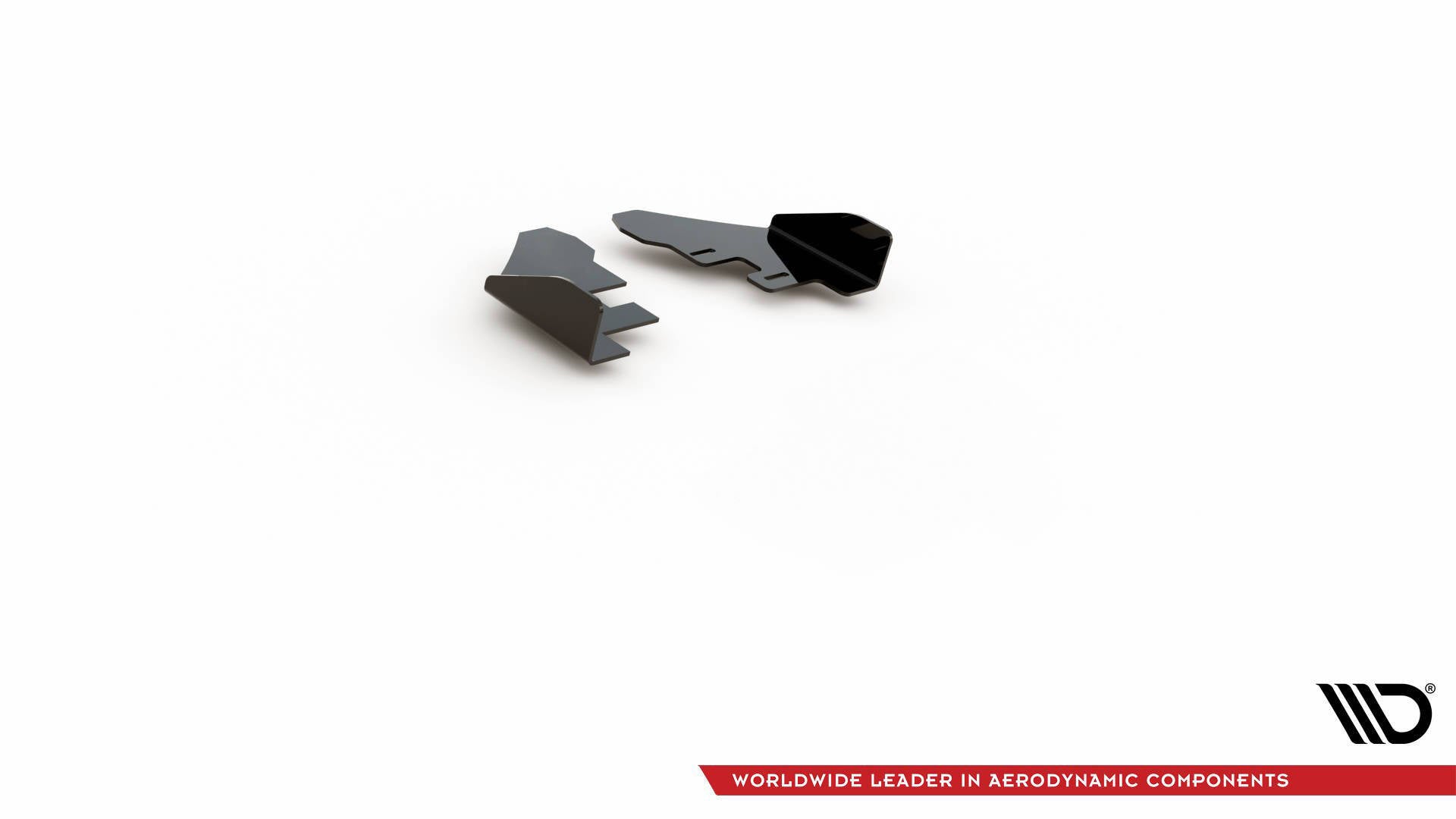 Hintere Seiten Flaps für VW Golf GTI Mk6 schwarz Hochglanz