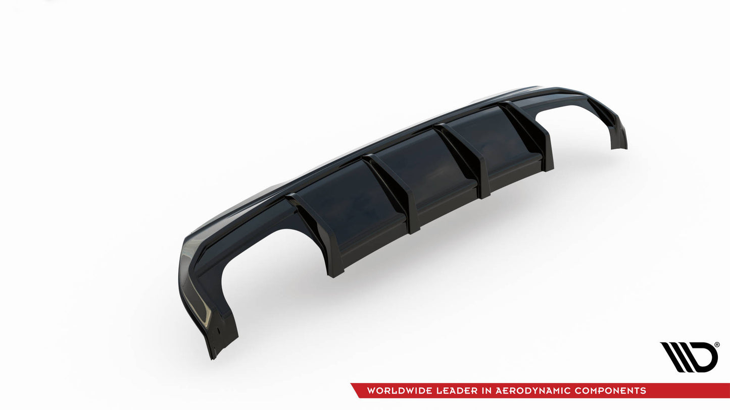 Diffusor Heck Ansatz V.3 für + Milltek Sport Auspuffverlängerung BMW 1er M135i / 128ti F40