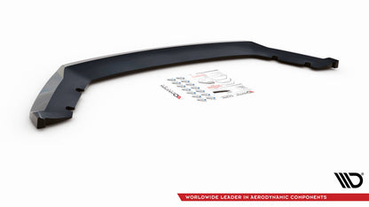 Front Ansatz V.2 für Seat Leon Mk3 schwarz Hochglanz