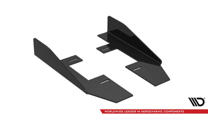 Seitenschweller Flaps für Audi RS3 Limousine 8V Facelift schwarz Hochglanz