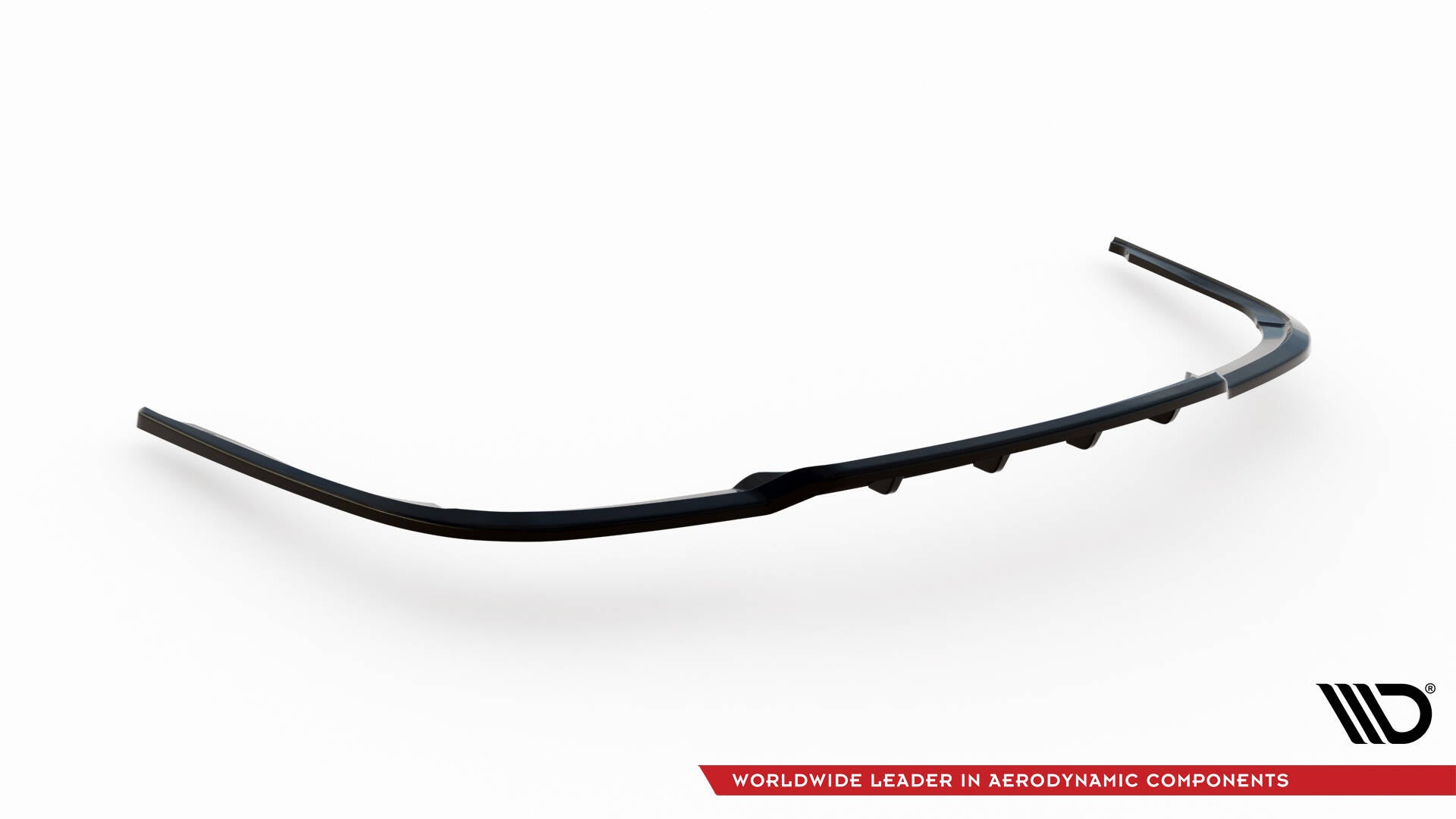 Mittlerer Cup Diffusor DTM Look Heck Ansatz für BMW 7 F01 schwarz Hochglanz