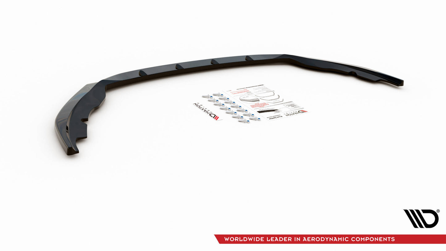 Front Ansatz V.2 für Skoda Fabia Mk3 schwarz Hochglanz