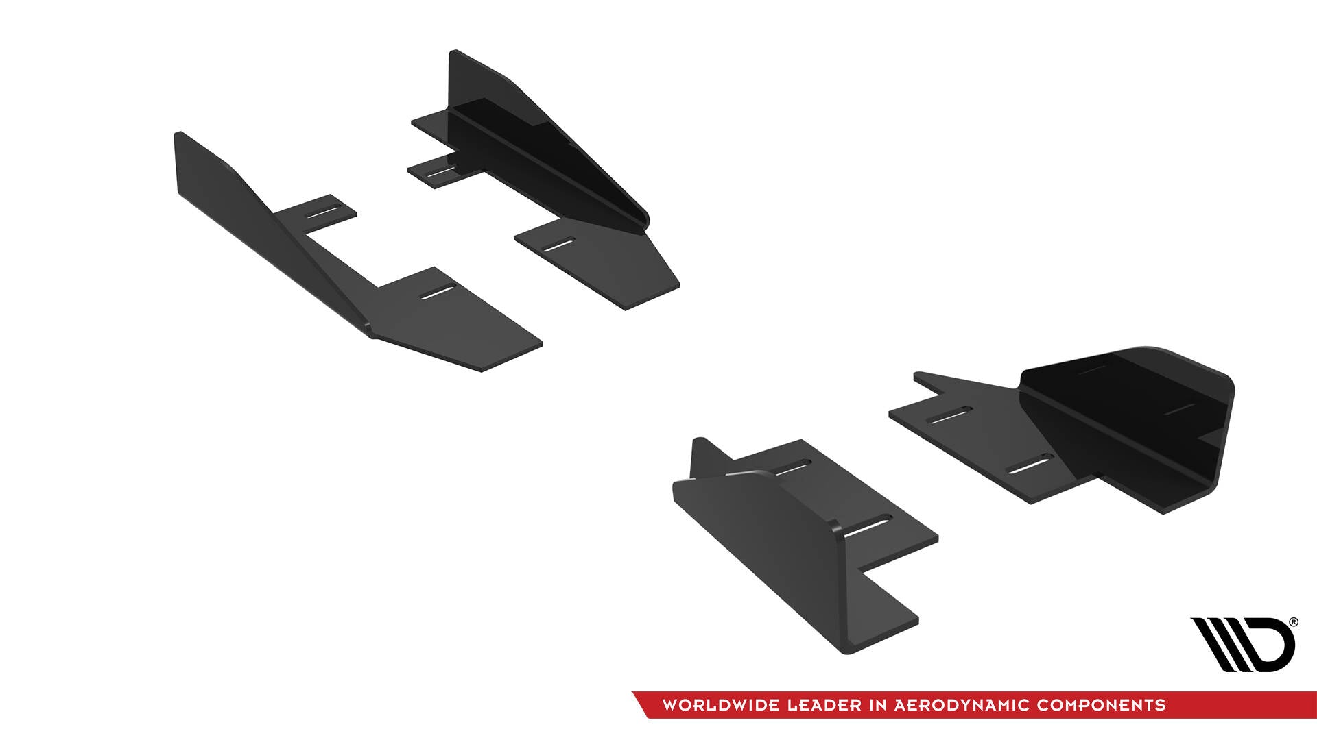 Seitenschweller Flaps für Audi RS3 Limousine 8V Facelift schwarz Hochglanz