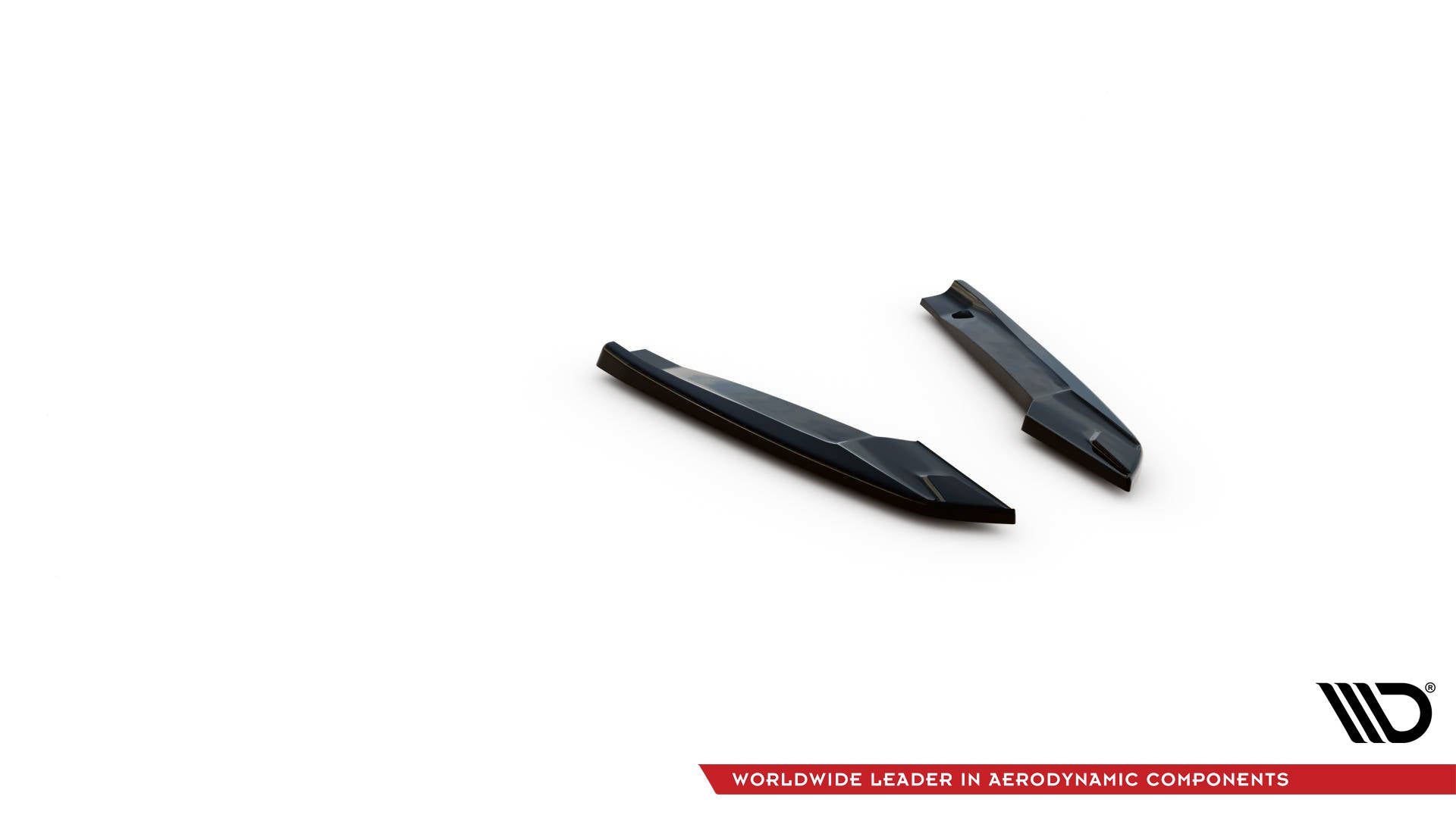 Heck Ansatz Flaps Diffusor für Audi S5 Coupe / Sportback F5 schwarz Hochglanz