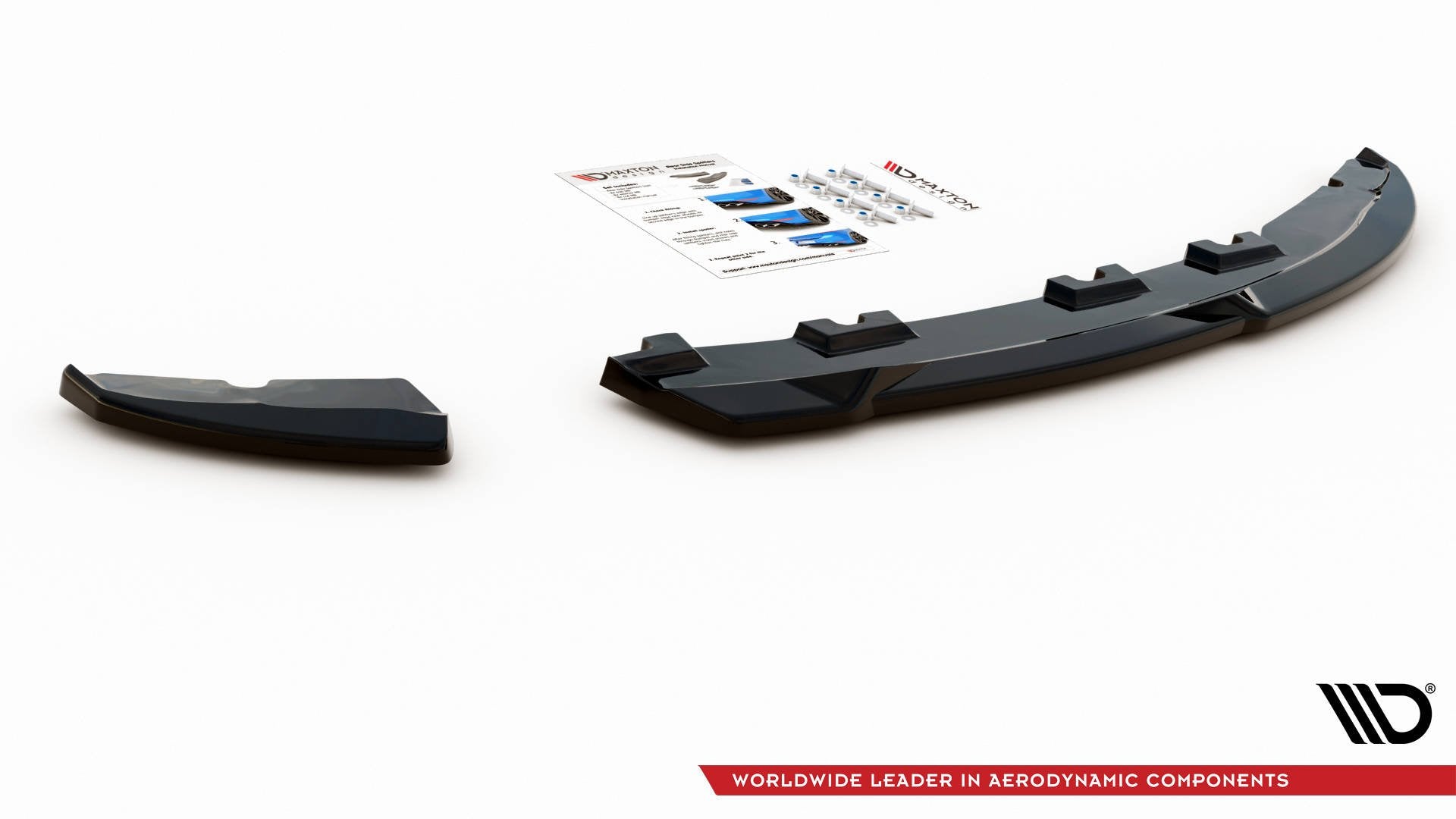 Heck Ansatz Flaps Diffusor V.1 für Alfa Romeo Giulietta  schwarz Hochglanz