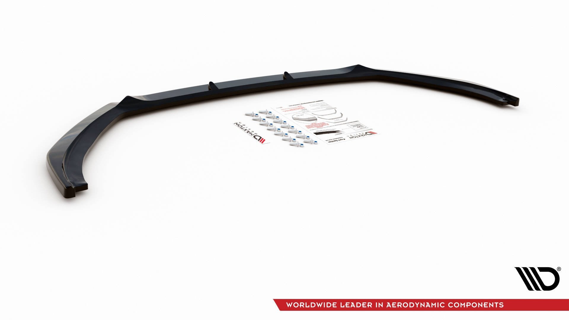 Front Ansatz V.2 für Peugeot 2008 Mk2 schwarz Hochglanz