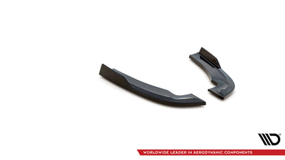 Heck Ansatz Flaps Diffusor für Dodge Charger SRT Mk7 Facelift schwarz matt