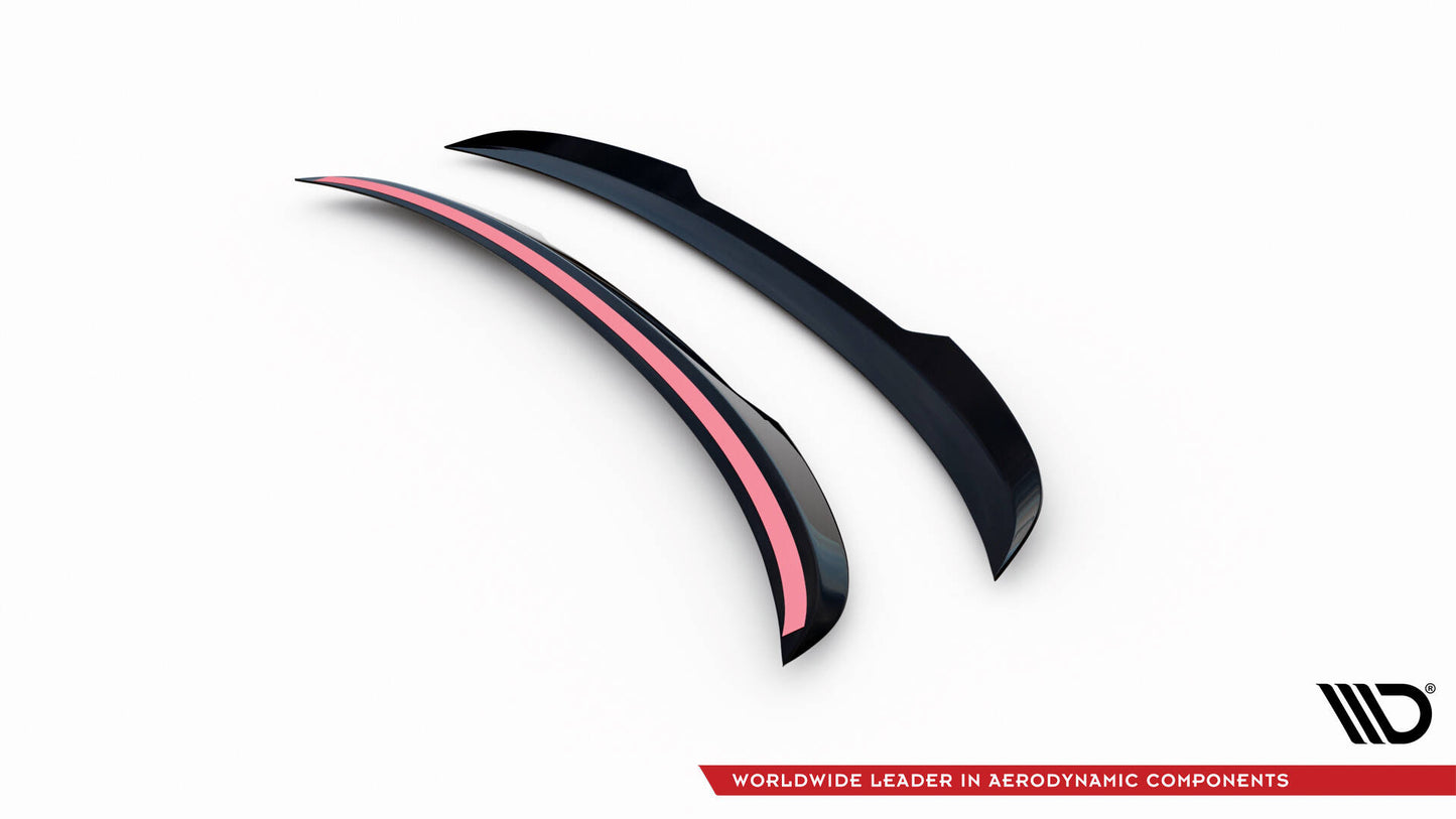 Niedriger Spoiler CAP für Porsche 911 992 GT3 schwarz Hochglanz