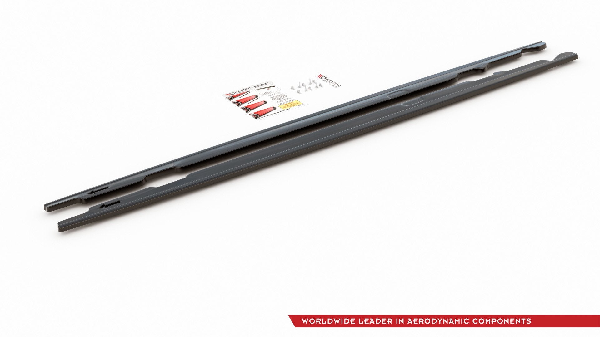 Seitenschweller Ansatz für BMW 3er E90/E91 Facelift schwarz Hochglanz