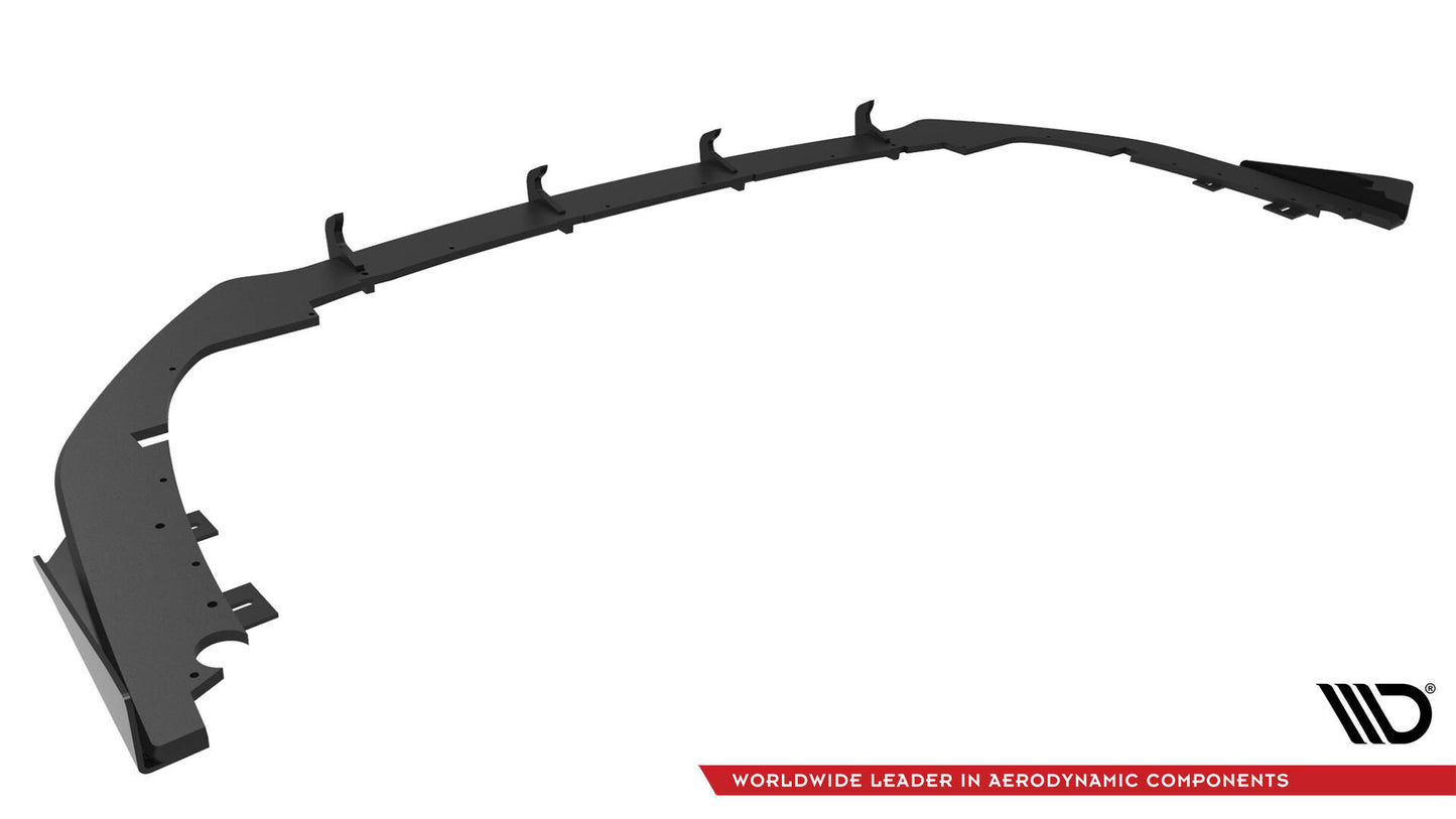 Street Pro Heck Ansatz Flaps Diffusor +Flaps für Honda Civic Mk10 schwarz Hochglanz