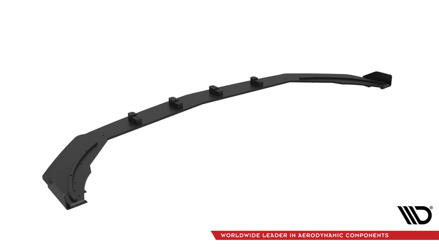 Street Pro Front Ansatz + Flaps für Mercedes-AMG A35 W177 Facelift schwarz Hochglanz