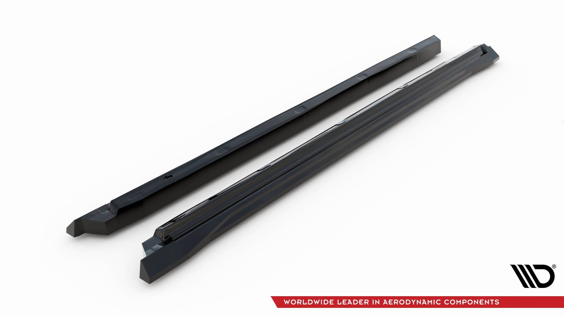 Seitenschweller Ansatz für Peugeot 408 Mk1 schwarz Hochglanz