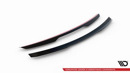 Niedriger Spoiler CAP für Honda Civic Sport Mk 10 schwarz Hochglanz