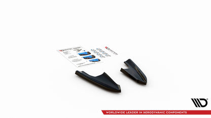 Heck Ansatz Flaps Diffusor V.3 für VW Golf R Mk8 Facelift schwarz Hochglanz