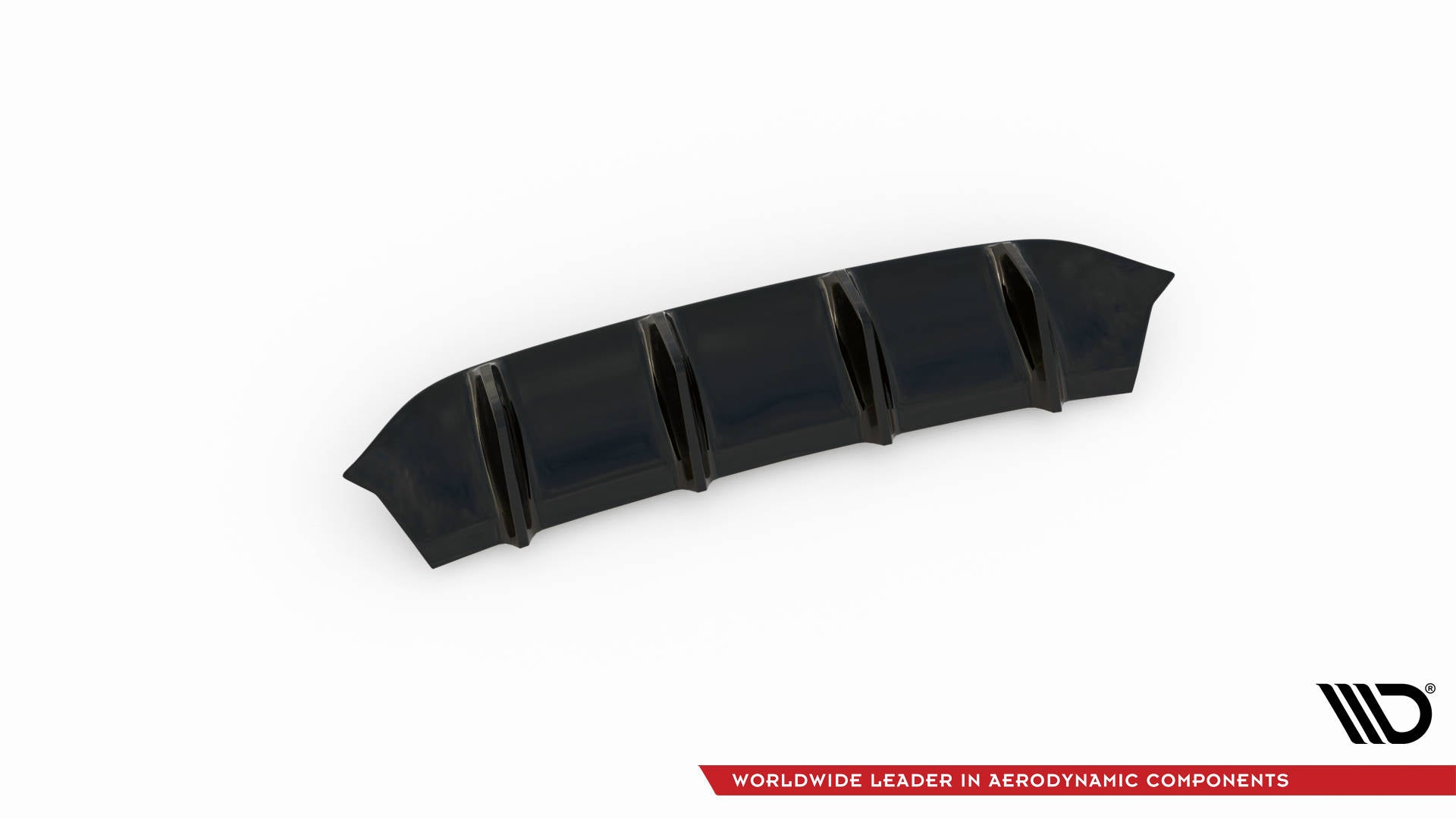 Diffusor Heck Ansatz für Mercedes-Benz GLE Coupe 63 AMG C292 schwarz Hochglanz