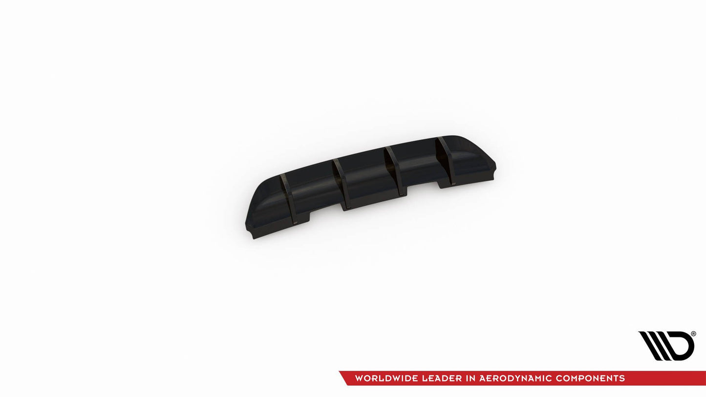 Diffusor Heck Ansatz für Ford Escape Mk3 schwarz Hochglanz