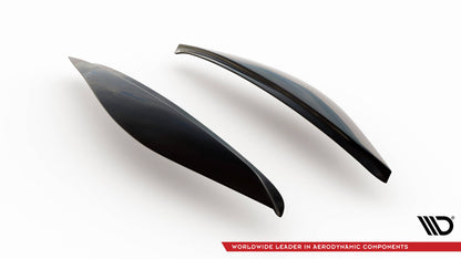 Scheinwerfer Blenden Böser Blick V.1 für Ford Fiesta ST / ST-Line / Standard Mk7 FL schwarz Hochglanz