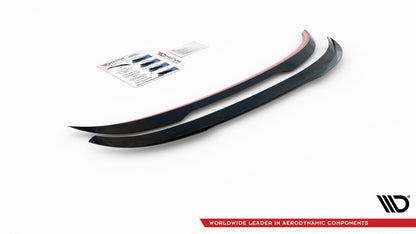Spoiler CAP V.2 für Volvo V70 Mk3 schwarz Hochglanz