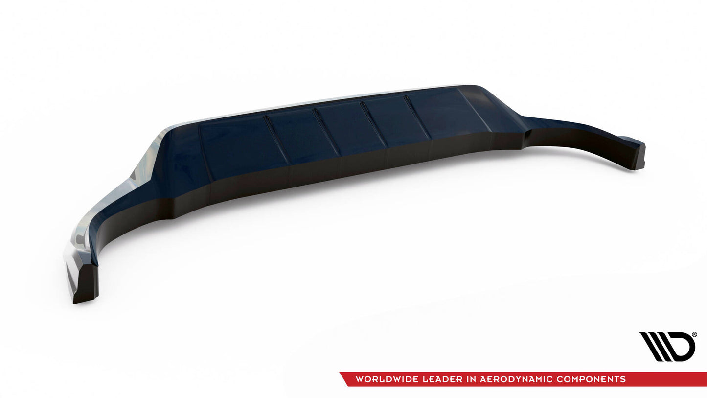 Front Ansatz für Porsche Cayenne SUV / Coupe Mk3 Facelift schwarz Hochglanz