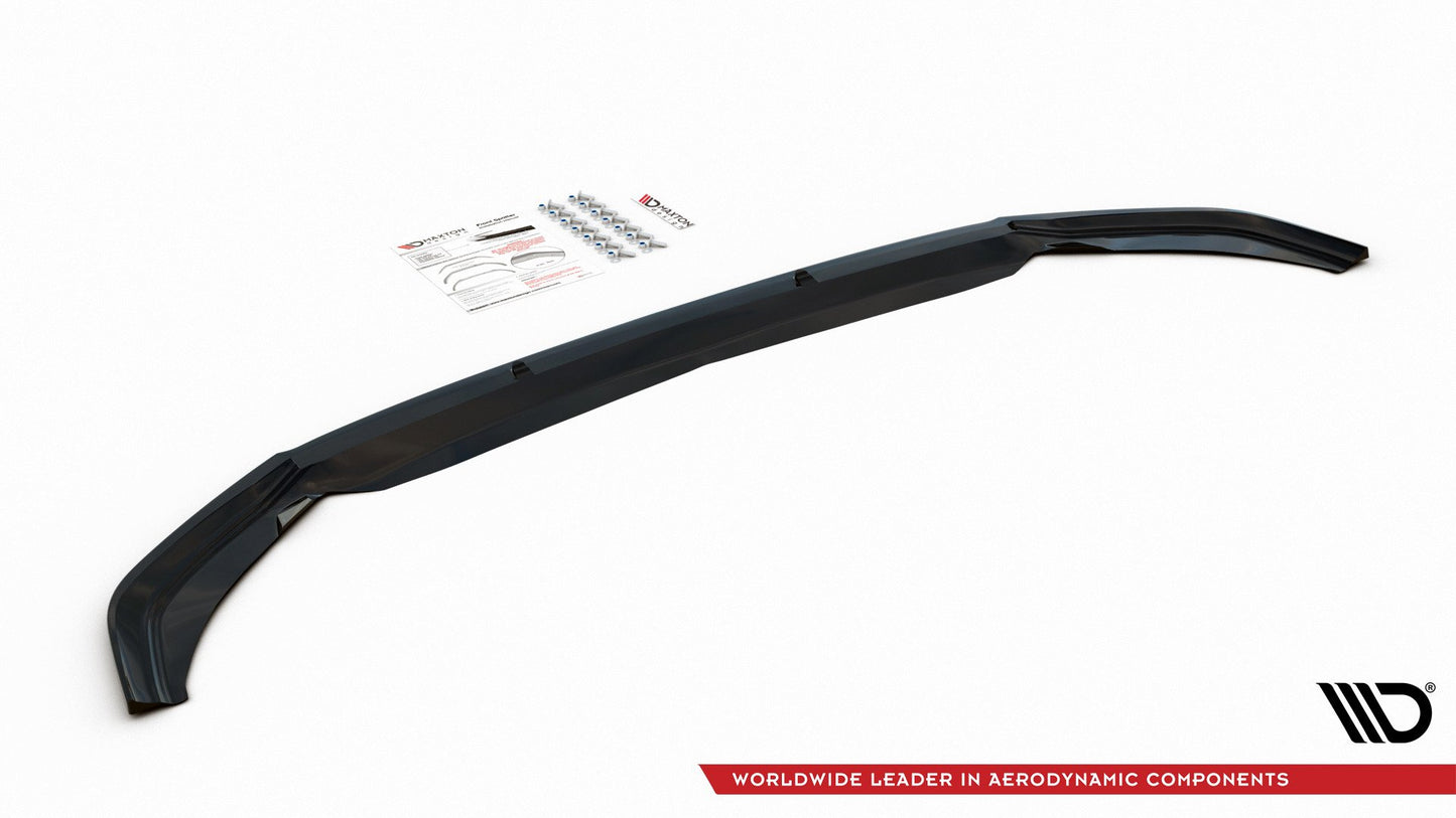 Front Ansatz V.1 für VW Polo GTI / R-line Mk6 schwarz Hochglanz