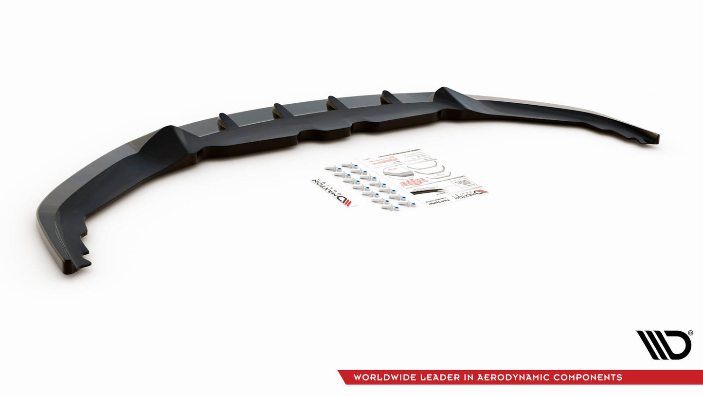 Front Ansatz V.3 für BMW 8 Coupe G15 / 8 Gran Coupe M Paket G16 schwarz Hochglanz