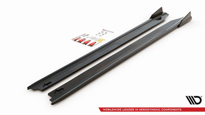Seitenschweller Ansatz für Lamborghini Huracan EVO schwarz Hochglanz