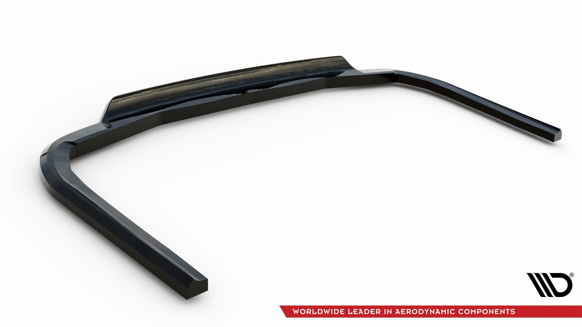 Mittlerer Cup Diffusor DTM Look Heck Ansatz für Citroen Jumpy L3 Mk3 schwarz Hochglanz