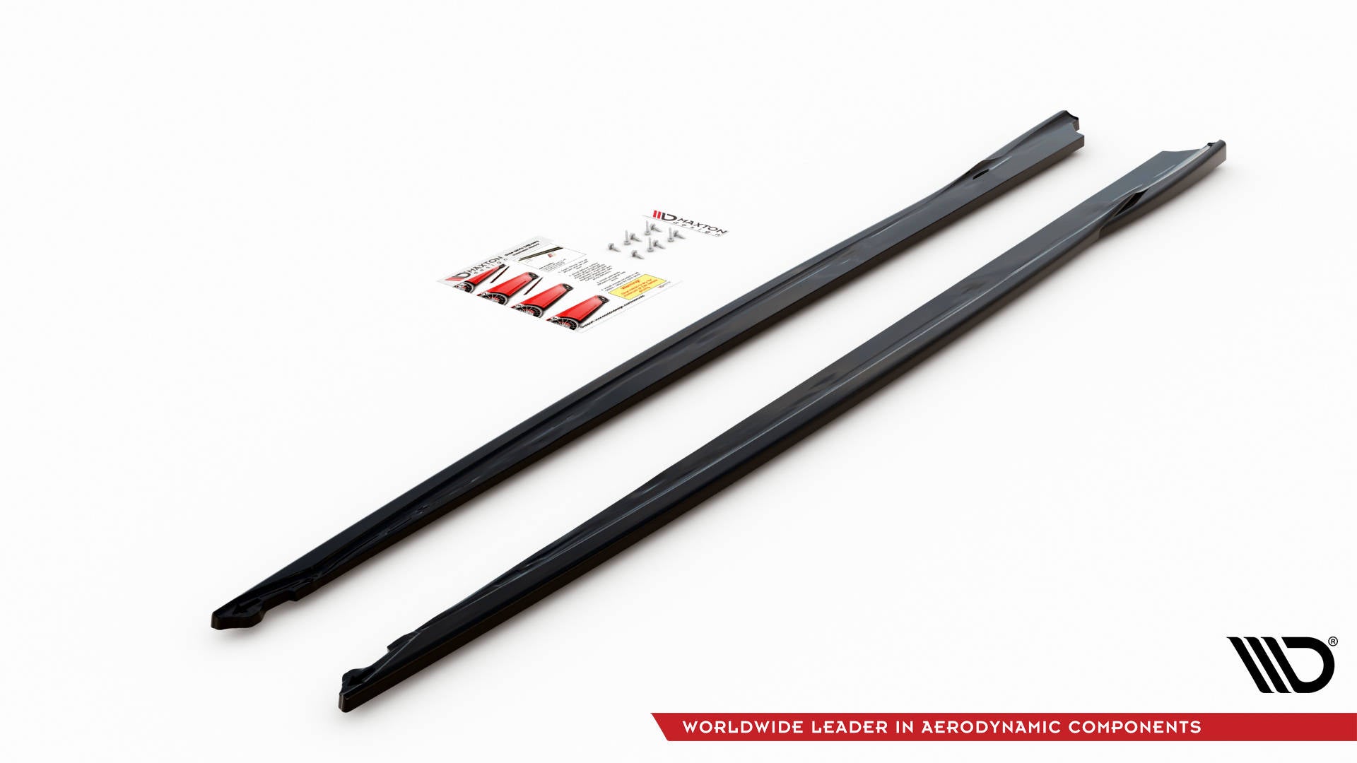 Seitenschweller Ansatz für V.3 für Toyota Supra Mk5 schwarz Hochglanz
