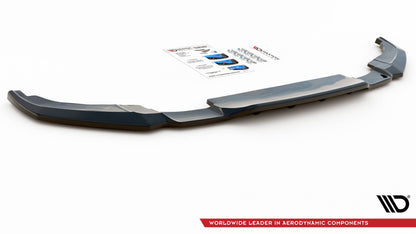 Mittlerer Cup Diffusor DTM Look Heck Ansatz für Peugeot 2008 Mk2 schwarz Hochglanz