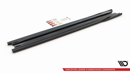 Seitenschweller Ansatz für Skoda Enyaq iV Carbon Look