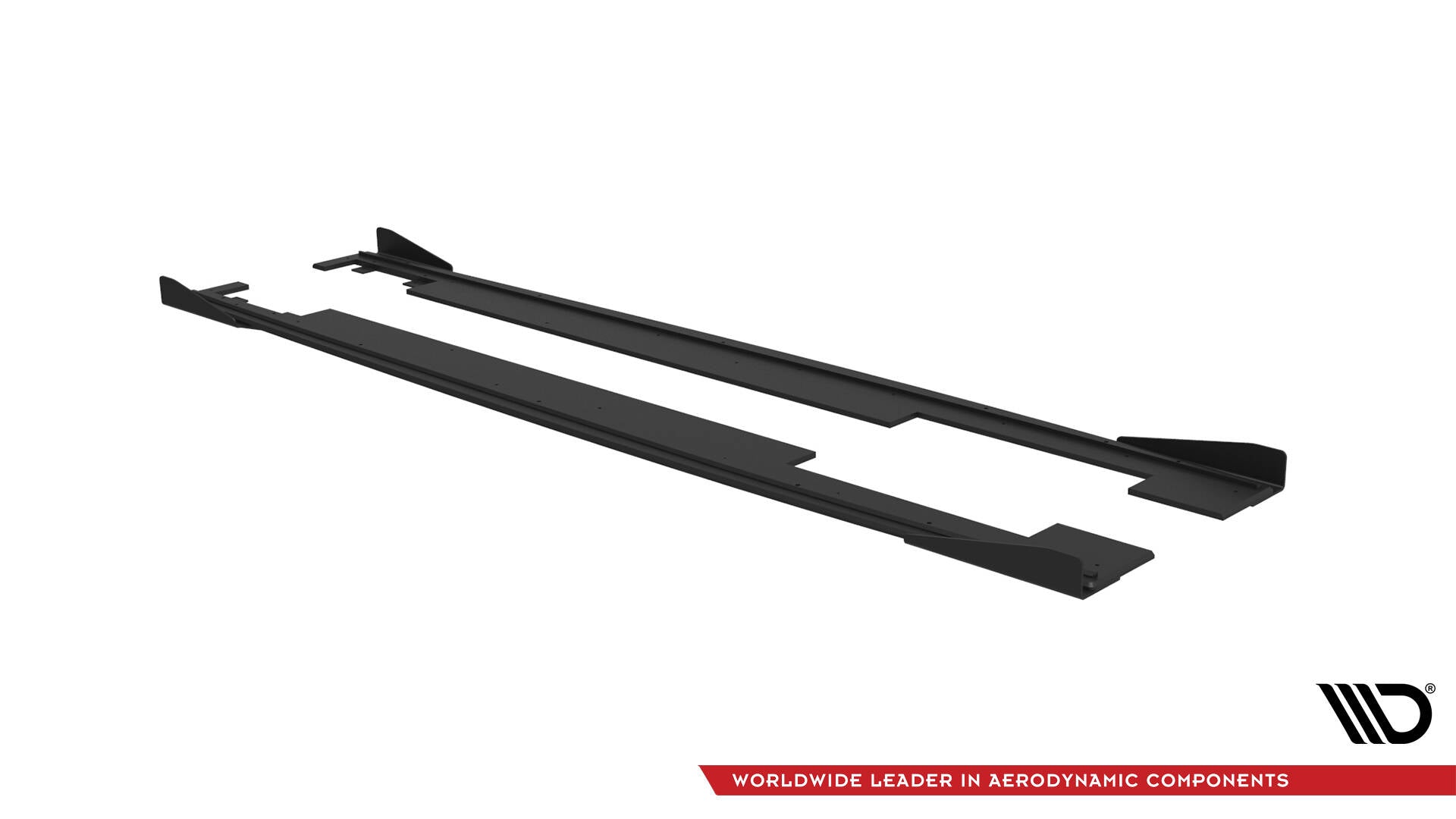 Street Pro Seitenschweller Ansatz für + Flaps Audi A7 RS7 Look C7 schwarz Hochglanz