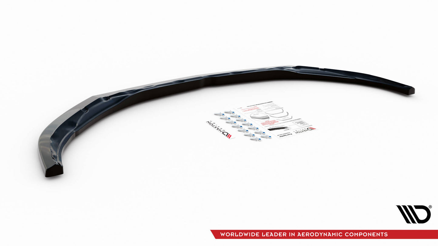 Front Ansatz V.3 für Mercedes-AMG C63 Coupe AMG Aero Pack C205 Facelift schwarz Hochglanz
