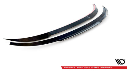Spoiler CAP für Porsche 911 Carrera 4S 992 schwarz Hochglanz