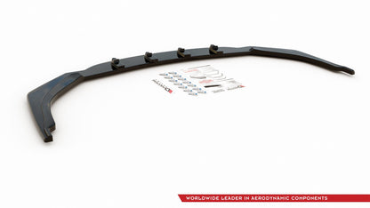 Front Ansatz V.1 für Toyota Corolla XII Touring Sports/ Hatchback schwarz Hochglanz