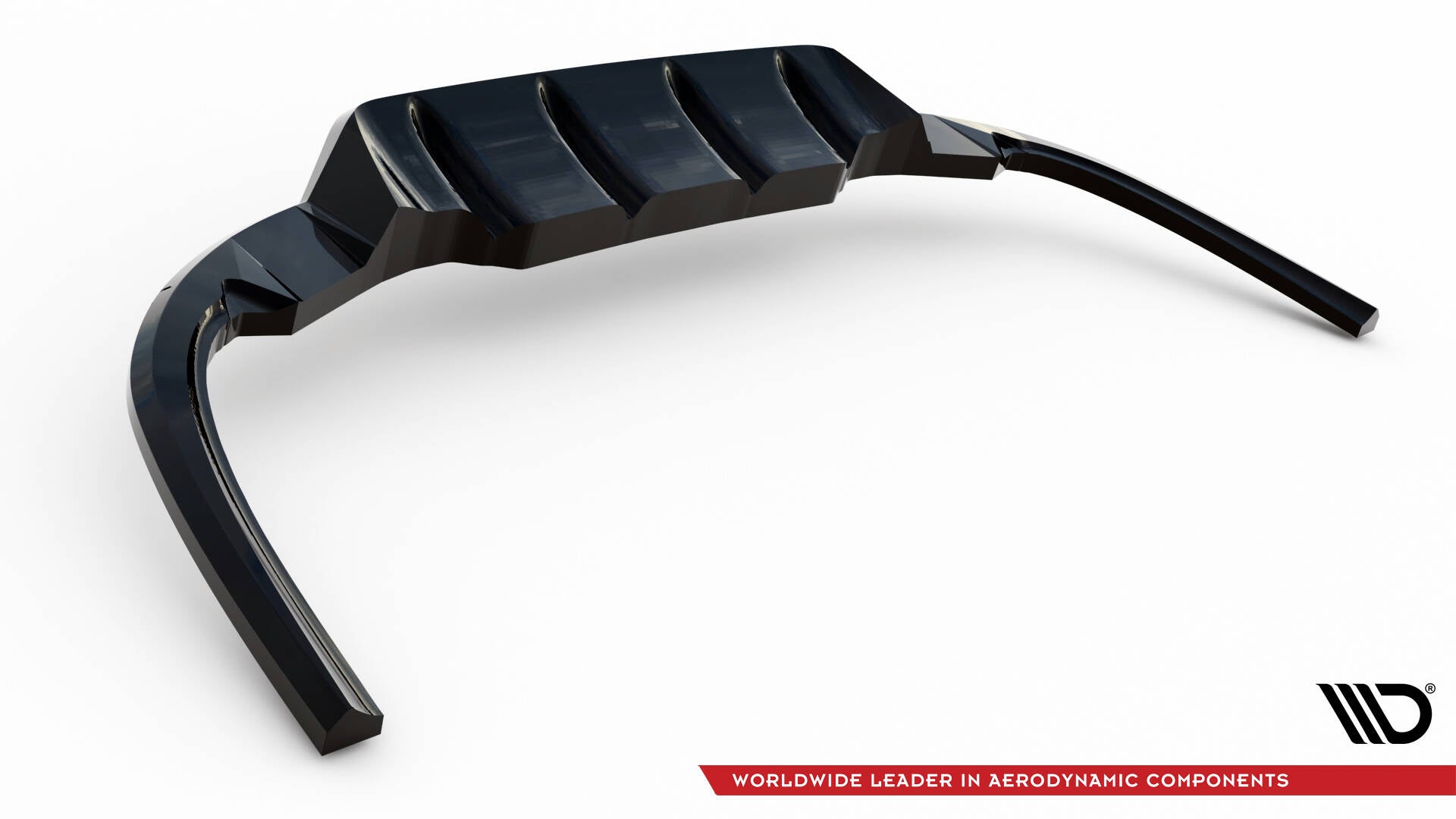 Mittlerer Cup Diffusor DTM Look Heck Ansatz für Ford Mondeo ST-Line Kombi Mk4 Facelift schwarz Hochglanz