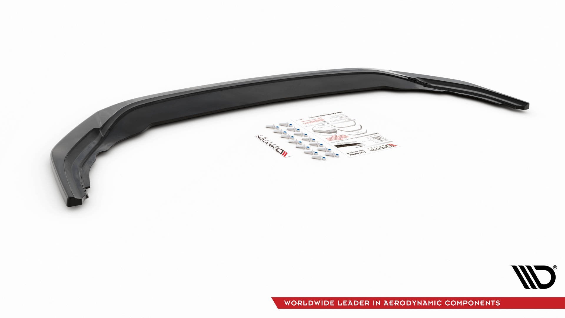 Front Ansatz V.3 für Volkswagen Golf R Mk8 Carbon Look