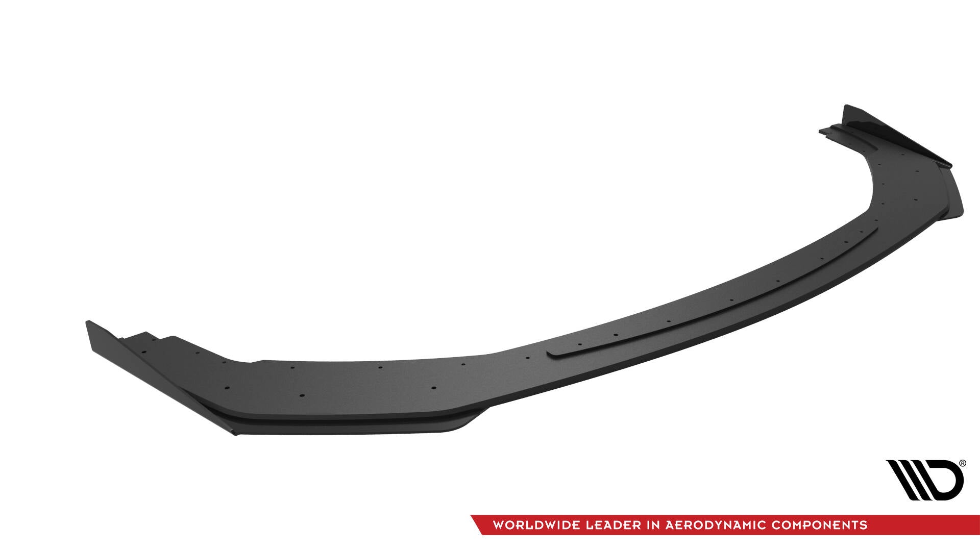 Street Pro Front Ansatz + Flaps für Ford Mustang GT Mk7 schwarz Hochglanz