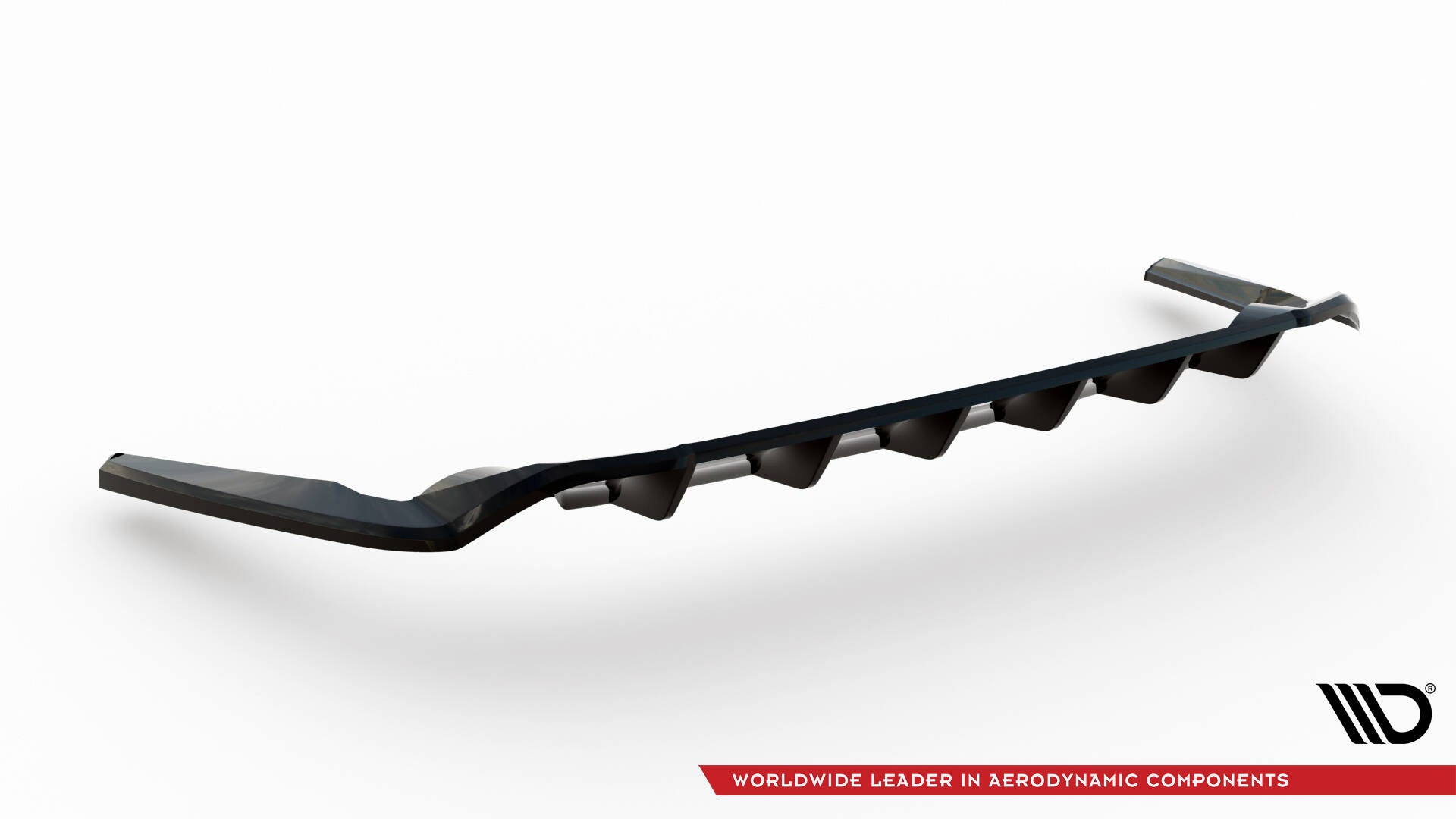 Mittlerer Cup Diffusor DTM Look Heck Ansatz für Toyota RAV4 GR Sport Mk5 schwarz Hochglanz