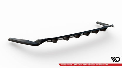 Mittlerer Cup Diffusor DTM Look Heck Ansatz für Toyota RAV4 GR Sport Mk5 schwarz Hochglanz
