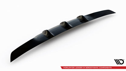 Diffusor Heck Ansatz für Mercedes C-Klasse S205 63 AMG  schwarz Hochglanz