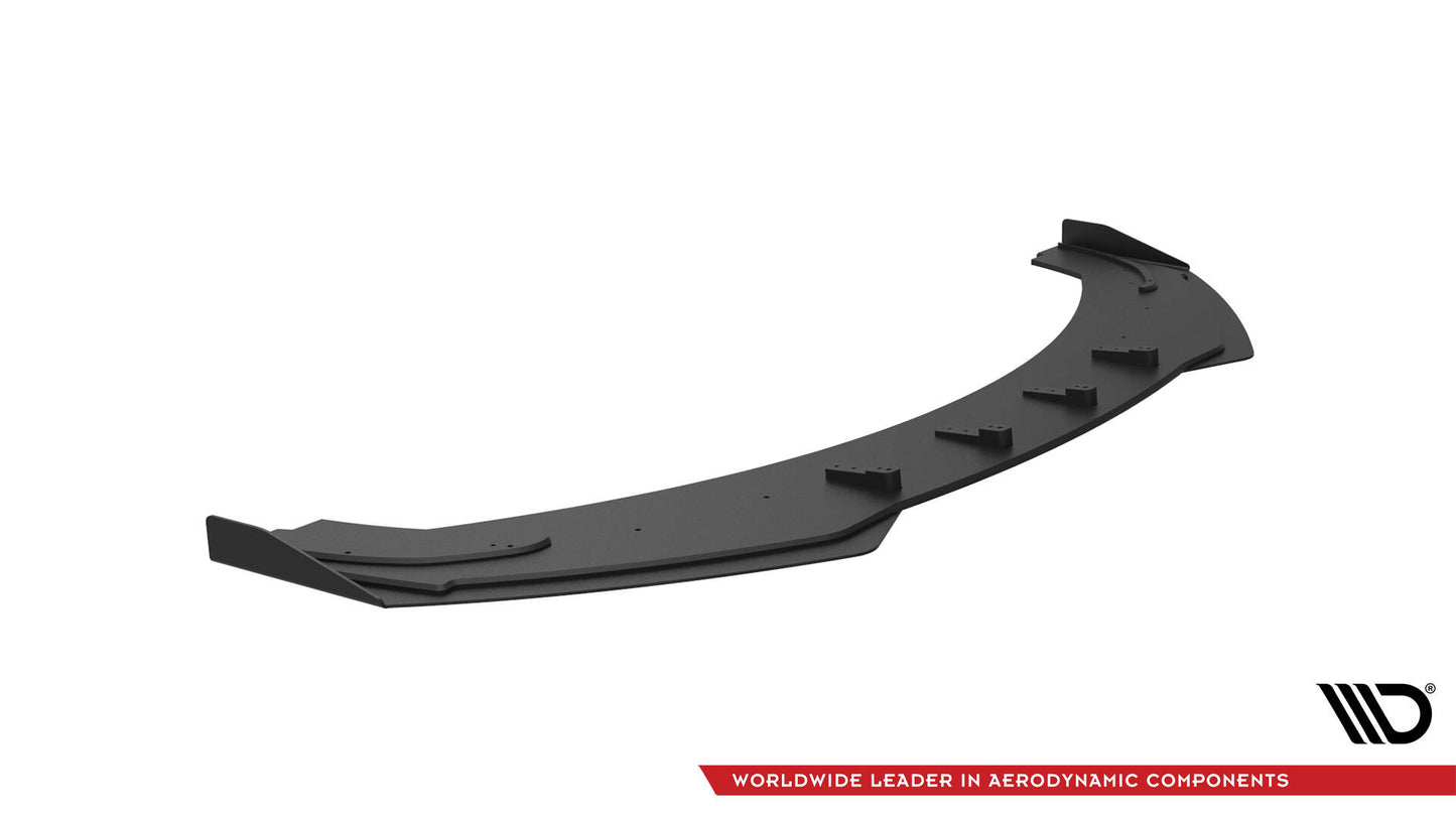 Street Pro Front Ansatz für +Flaps für + Flaps Audi A7 RS7 Look C7 schwarz Hochglanz