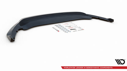 Front Ansatz V.2 für Skoda Octavia Mk4 schwarz Hochglanz