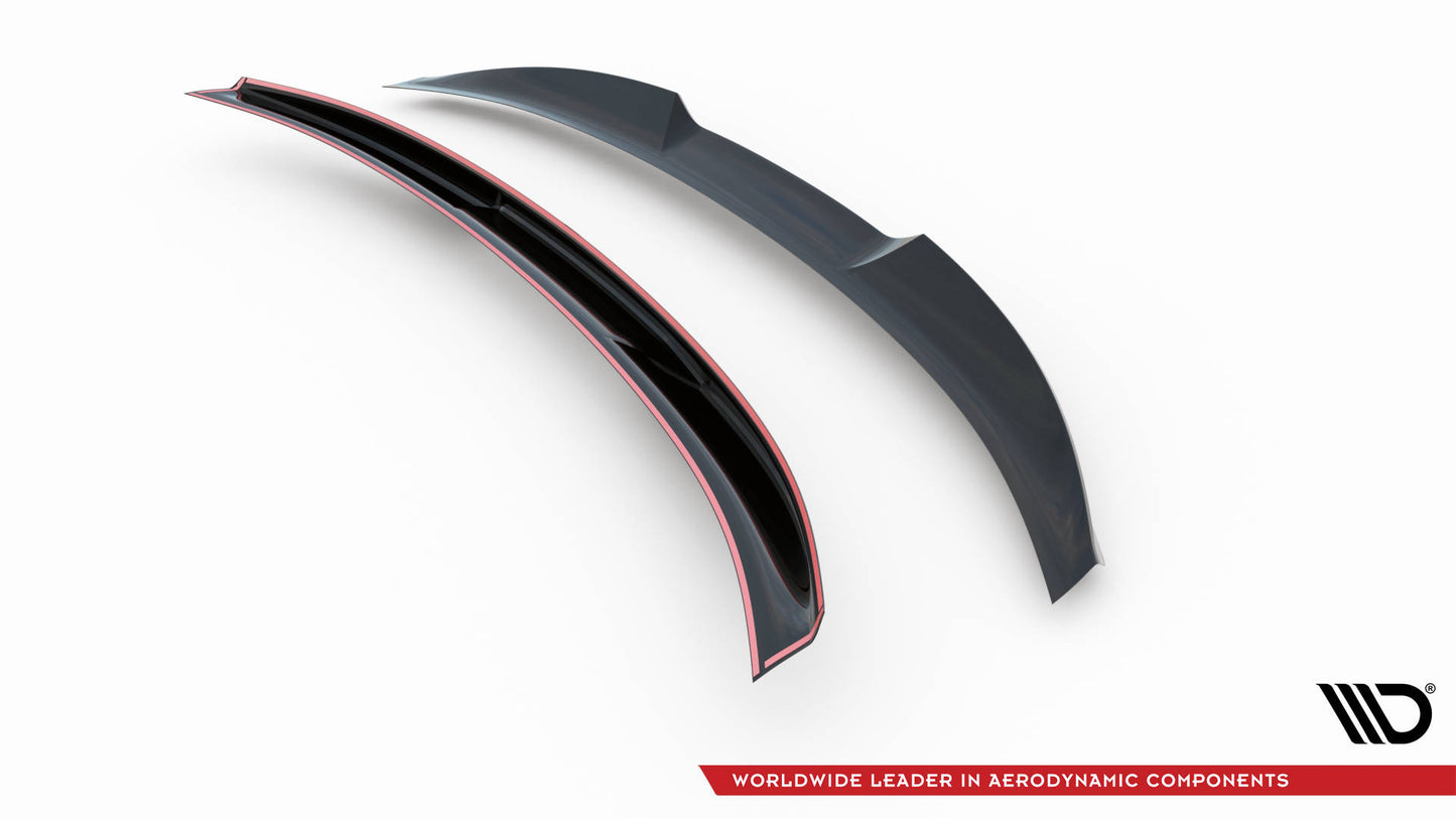 3D Spoiler CAP für Bentley Continental Convertible GT Mk3 schwarz Hochglanz