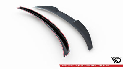 3D Spoiler CAP für Bentley Continental Convertible GT Mk3 schwarz Hochglanz