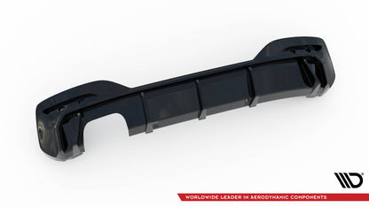 Diffusor Heck Ansatz V.3 für BMW 1er M-Paket F20 Facelift (Doppelauspuff li.)