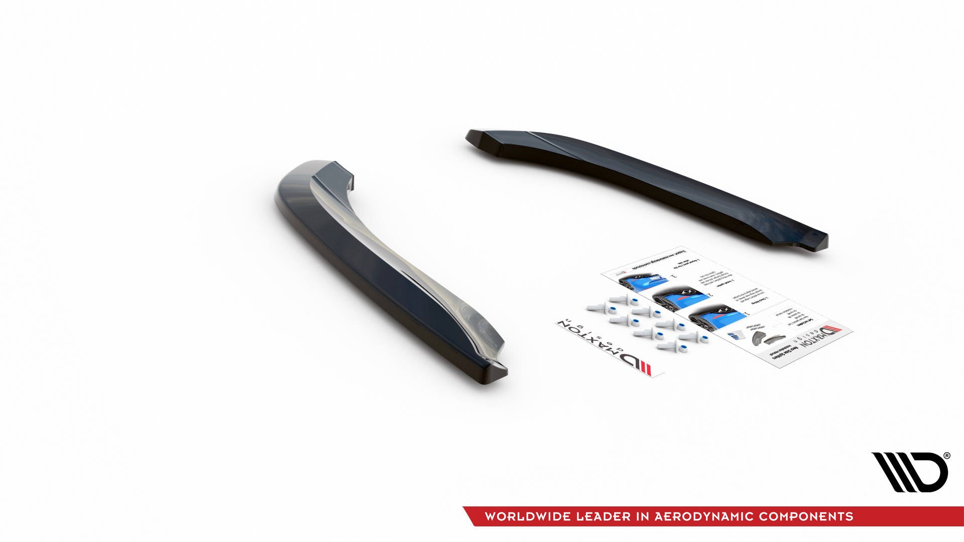 Heck Ansatz Flaps Diffusor für Seat Exeo Carbon Look