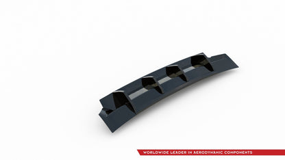 Diffusor Heck Ansatz für Skoda Kodiaq Sportline Mk1 / Mk1 Facelift schwarz Hochglanz