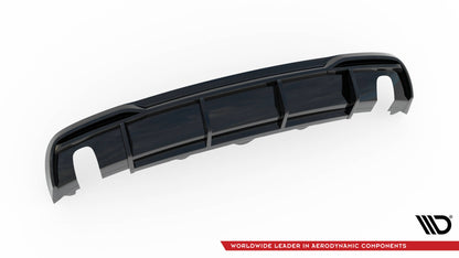 Diffusor Heck Ansatz für Audi A5 8T Facelift (Einzelauspuff li. re.)