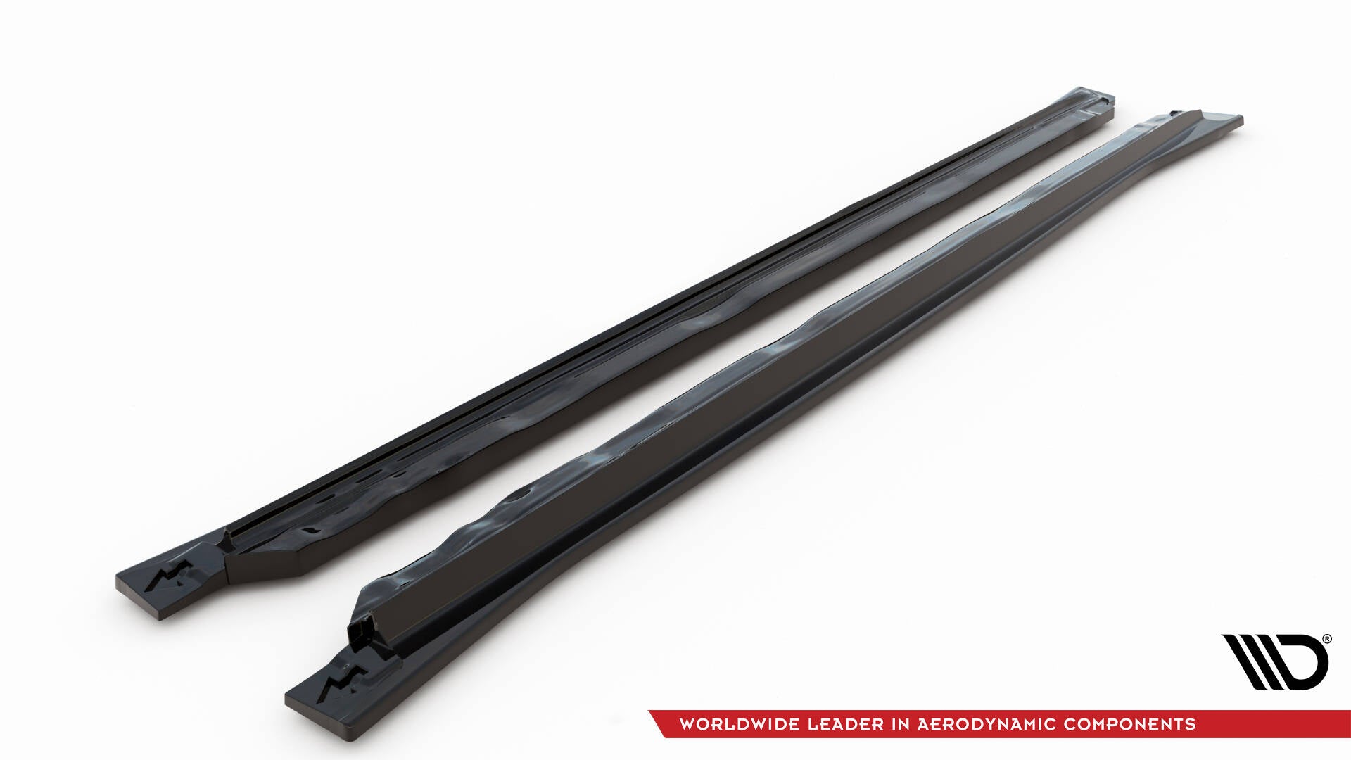 Seitenschweller Ansatz für VW Tiguan Allspace Mk2 schwarz Hochglanz